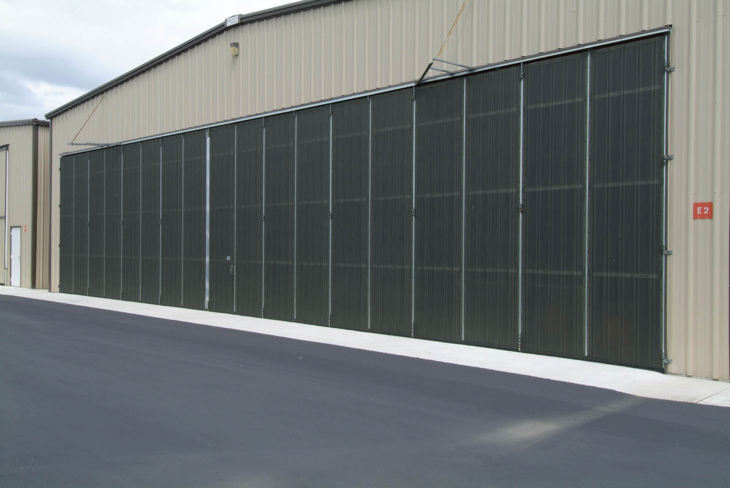 R & M Steel Steel Building Horton Stack doors